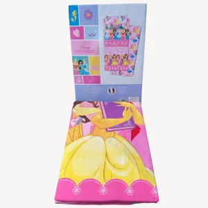 Disney Home Completo Letto 3pezzi 1 Posto In Puro Cotone Con Stampa Principesse Disney Art. Je12187