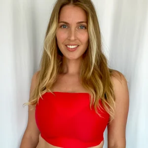 Top FASCIA - Recycled - Rosso