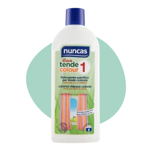 NUNCAS LAVA TENDE COLOUR 1 DETERGENTE SPECIFICO TENDE COLORATE - 500ML