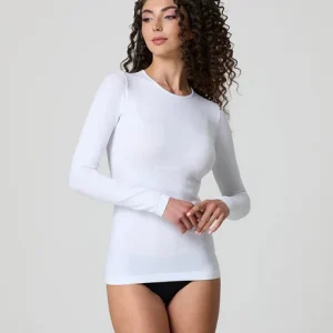 Maglia Donna Jadea 4055 Sottogiacca Manica Lunga Girocollo Cotone