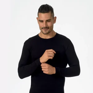 Maglia Uomo Marlene Manica Lunga Cotone Felpato Interlock 30344