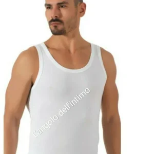 Canotta Uomo Marlene Spalla Larga Cotone Elasticizzato 30455