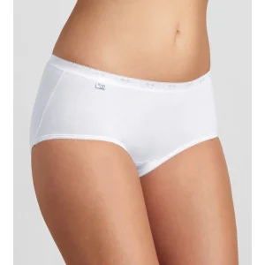 Bipack Slip Donna Sloggi Basic+ Comfort Premium Midi Cotone