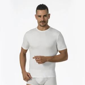 Maglia Uomo Marlene Mezza Manica Cotone Felpato Interlock 30292