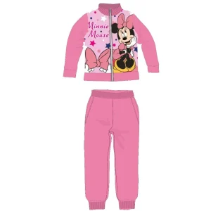 Disney - Tuta Bimba Minnie In Felpa Full Zip  Art. Min0626b
