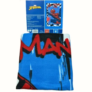 Disney - Plaid Bimbo In Caldo Pile 100x150 Stampa "spider-man" Art. Spm1431