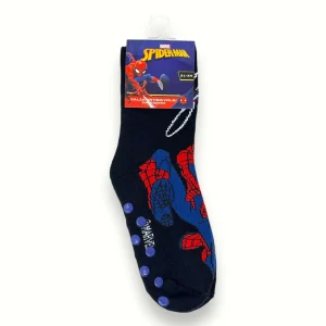 Disney - Calza Antiscivolo Corta Bimbo In Spugna Disegno Spider Man  Art. Spm1529