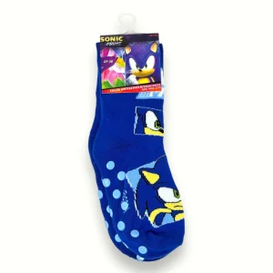 Disney - Calza Antiscivolo Corta Bimbo In Spugna Disegno Sonic Art. Scp1536
