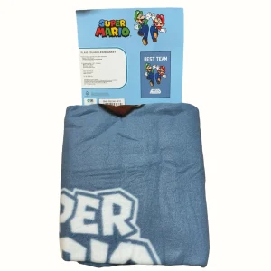 Disney - Plaid Bimbo In Caldo Pile 100x150 Stampa "super-mario"  Art. Sma1612