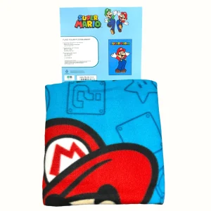 Disney - Plaid Bimbo In Caldo Pile 100x150 Stampa "super-mario"  Art. Sma1613