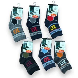 Liabel Confezione 6 Paia Calza Bimbo Corta In Cotone Fantasia  Art.l327