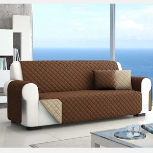 Irge Revers Copridivano - 2 Posti Cm 120 - 3 Posti Cm 170 - 4 Posti Cm 220 Tinta Unita Trapuntato Colori Assortiti