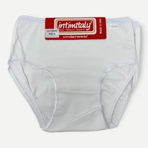 Intimitaly Confezione 3 Pezzi Midi Slip Donna Cotone Elasticizzato Con Bordo Elastico Esterno