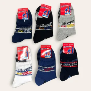 Carpenter - 6 Calza Bimbo Corta Fantasia In Fresco Cotone  Art. K505