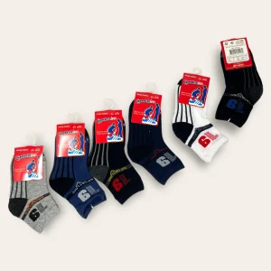 Carpenter - 6 Calza Bimbo Corta Fantasia In Fresco Cotone  Art. K504