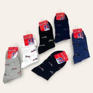 Carpenter - 6 Calza Bimbo Corta Fantasia In Fresco Cotone  Art.k503