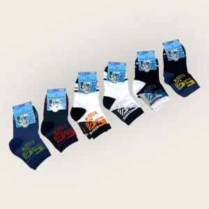 Nazareno Gabrielli 6 Paia Calza Corta Bimbo Fantasia In Fresco Cotone  Art. H810