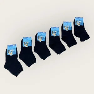 Nazareno Gabrielli 6 Paia Calza Corta Bimbo Tinta Unita In Fresco Cotone  Art. H802