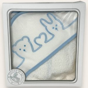 Nancy Baby - Accappatoio Triangolo Neonato-a In Spugna Di Puro Cotone  Art. 483