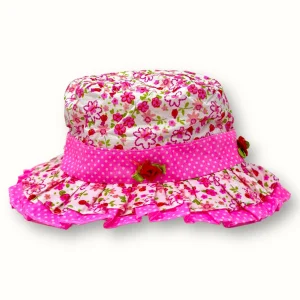 Teneri Bebè - Cappello Neonato Baby Femminuccia Fantasia In Puro Cotone  Art. 1611-g