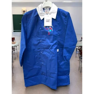 Tutti A Scuola - Grembiule Scuola Blu Elementare Maschietto Con Ricamo  Art. 24483bl