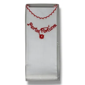 Nancy Baby - Camicina Senza Manica Ricamo Portafortuna In Puro Cotone  Art. 124