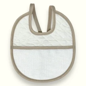 Irge - Bavetta Prima Nascita Tela Aida Da Ricamo 100% Cotone  Art. Ir997-2