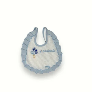 Irge - Bavetta Tela Aida Da Ricamare In Puro Cotone Maschietto E Femminuccia  Art. Ir1474-2