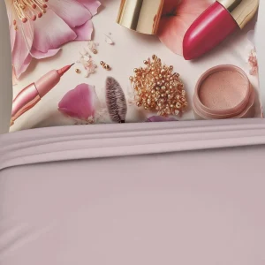 Irge - Completo Singolo Con Stampa Digitale In Cotone 2 Federe (1 Stampata 1in Cotone) Make Up