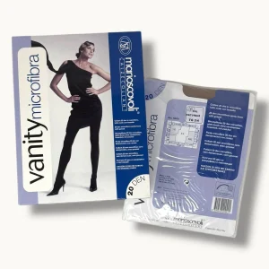 Vanity - Collants Donna 20 Den In Microfibra (tutto Nudo) Con Tassello  Art Vanity-20