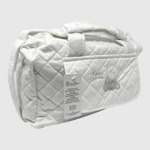 Dolci Sogni - Borsa Porta Accessori Per Neonati -  Fasciatoio Neonato Ricamata Vari Colori