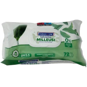 Farmaline - 72 Pezzi Salviette Imbevute Milleusi Adatta Per Tutta La Famiglia  Art. Sal6395a
