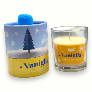 Irge Natale - Idea Regalo Candela Profumata Concentrato In Vetro Con Confezione Art. Can6699