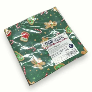 Irge Natale - Tovaglioli Monouso Natalizi 2 Veli 33x33 Merry Christmas  Art. Tov6797