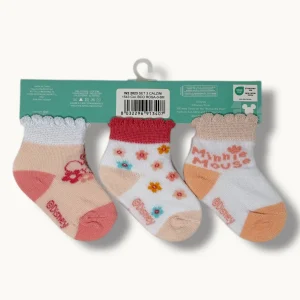 Disney - Confezione 3 Paia Calzini Prima Nascita Disney In Cotone Fantasy Disney Art. W22023