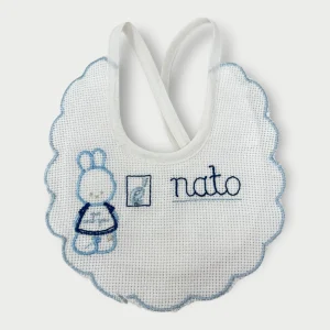 Nancy 1 Pezzo Bavetta Con Smerlo Da Ricamare In Puro Cotone Vari Colori Art.365-9