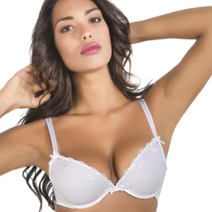 Reggiseno Push Up In Pizzo Coppa B In Gel Con Ferretto  Baci & Abbracci Art. Bar007 Regg