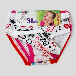 Intimitaly - Pacco Da 3 Slip Bambina In Cotone  Art.tc154