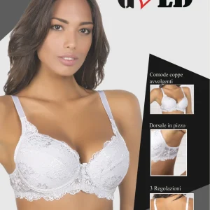 Reggiseno In Pizzo Coppa C Imbottita Preformato Con Ferretto  Aris2011