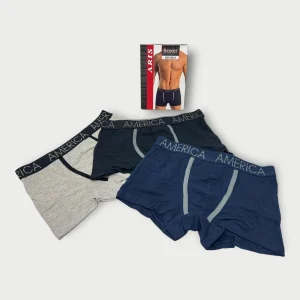 Aris - Boxer Uomo In Cotone Elasticizzato Art. Aru100-s