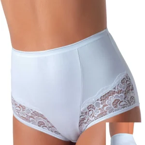 Aris - Slip Donna In Cotone Maxi Culotte In Pizzo Art. A1004