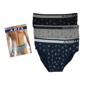 Aris - Pacco Da 3 Slip Uomo In Cotone Elasticizzato