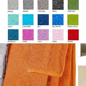 Asciugamo In Morbida Spugna Tinta Unita 60x100 100% Cotone  Tc002aris