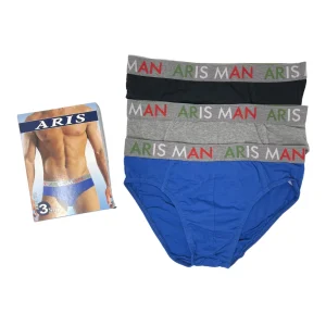 Aris - Pacco Da 3 Slip Uomo In Cotone Elasticizzato