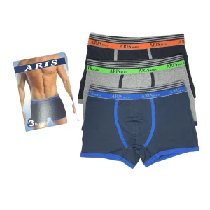 Aris - Pacco Da 3 Boxer Uomo In Cotone Elasticizzato Aru171