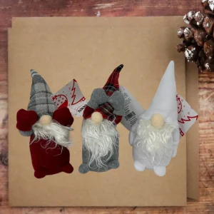 Aris Natale 3 Pezzi  Folletti Decorativi Natalizi  Misura Cm. 9x21  Art. Nat0002