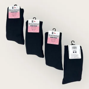 Scuola Nautica - Calza Lunga Donna (pacco Da 4) In Pile Caldo E Morbido Tinta Unita