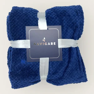 Navigare Plaid In Soffice Coral Tinta Unita Con Ricamo Disponibile 1 - 1-1/2 - 2 Posti 6 Colori  Art. Canazei