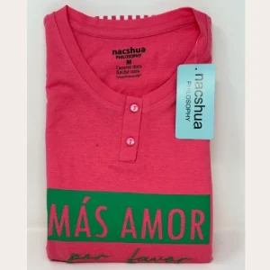 Nacshua - Pigiama Donna Serafino In Puro Cotone Con Pantalone Rigato  Art. Cholchium