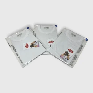 Liabel Confezione Da 3 Magliette Intime - T Shirt Bimbo Girocollo Mezza Manica In Puro Cotone  Art. 03828-25r